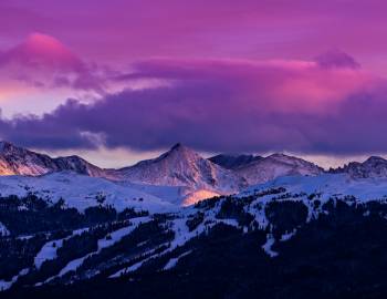 Copper Mountain at Sunset