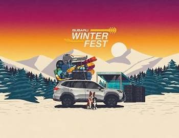 Poster for 2023 Subaru WinterFest Festival at Copper Mountain Resort