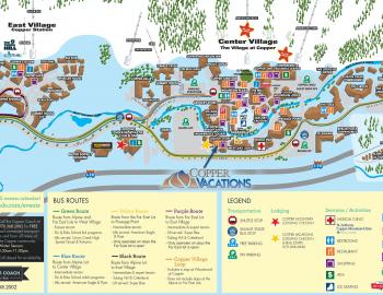 Copper Mountain Village Map