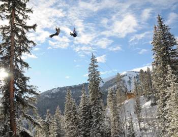 Zip Line through the rocky mountains near copper mountain colorado