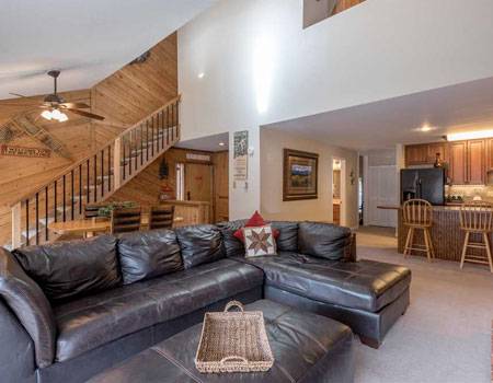 2 bedroom vacation rental called snowbridge square 304 with views of Copper Mountain village