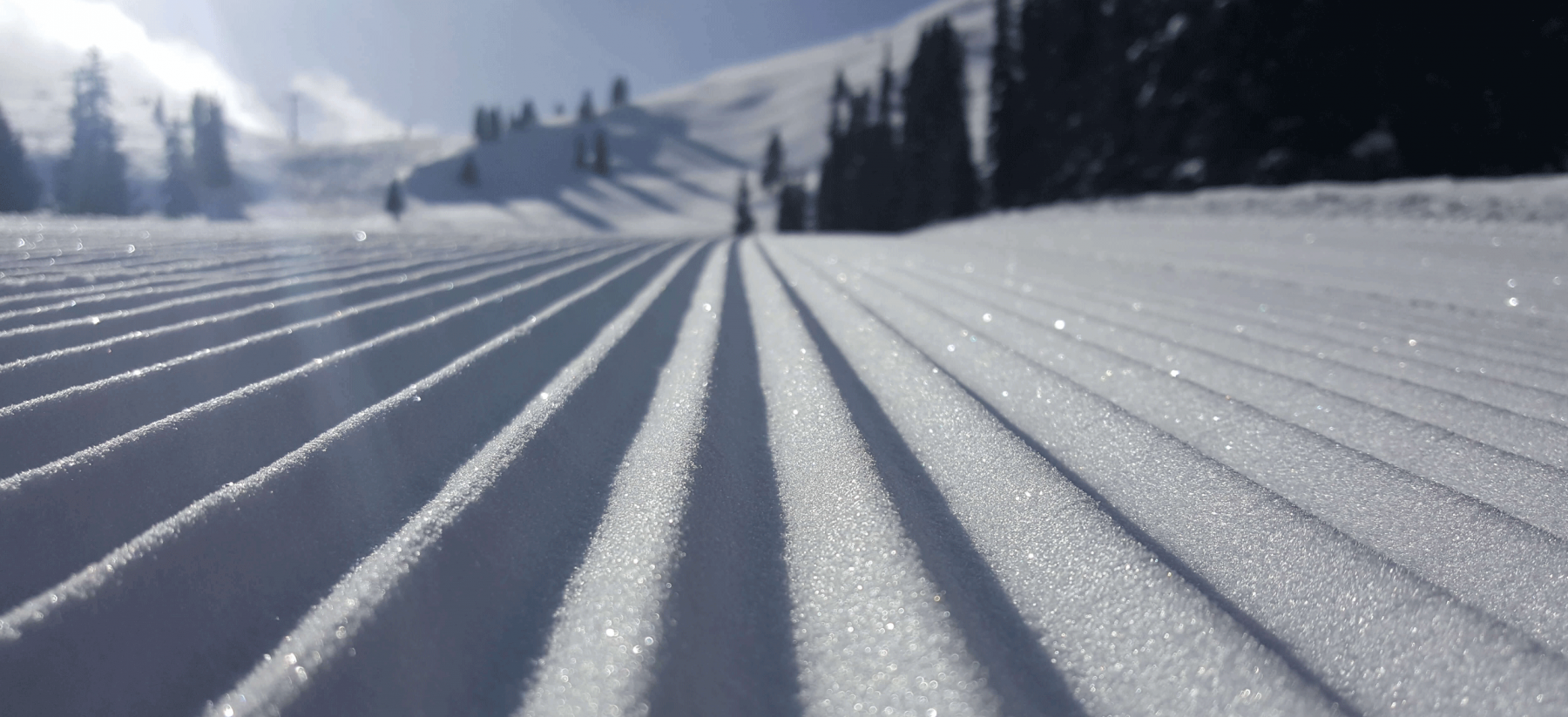 groomed trail at copper mountain colorado