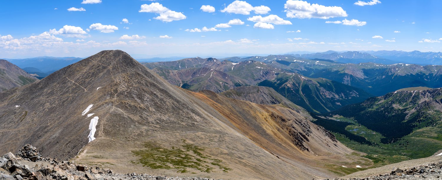 Grays Peak 14er Near Copper Mountain In Colorado