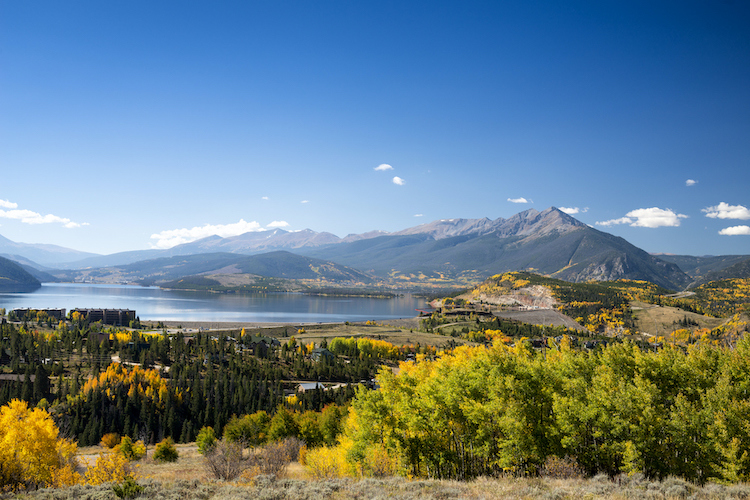 lake dillon fall, summit county fall